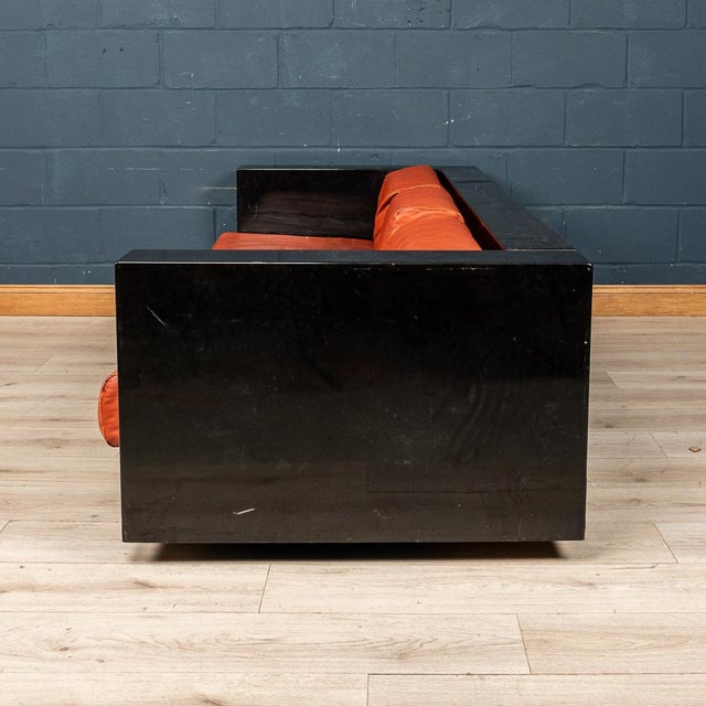 Poltronova Vintage Three-Seater Saratoga Sofa by Lella and Massimo Vignelli for Poltronova, 1960s For Sale - Image 4 of 18