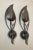 Italian Contemporary Pair of Handmade Italian Bronze Patinated Cast Iron Leaf Wall Sconce Fixtures For Sale - Image 3 of 18