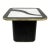 Vintage 1994 Postmodern Art Deco Revival Side Table For Sale