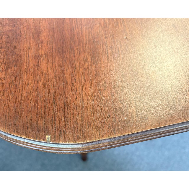 Vintage Federal Style Fold-Top Game Table With Drawer For Sale - Image 11 of 12