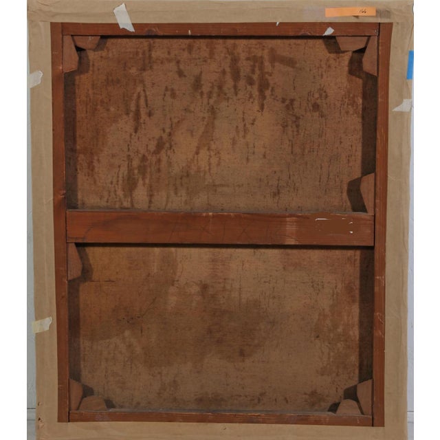 Realism Antique Oil Painting of a Young Girl With a Bird After Jean-Baptiste Greuze For Sale - Image 3 of 3