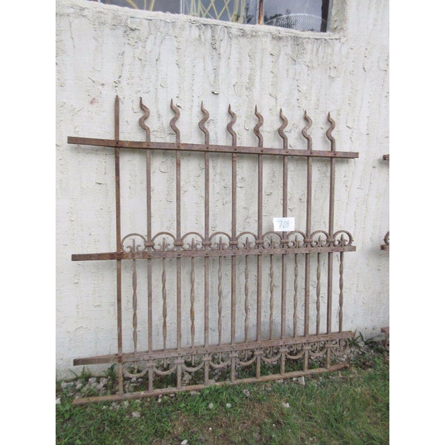 Antique Victorian Iron Gate For Sale - Image 4 of 7
