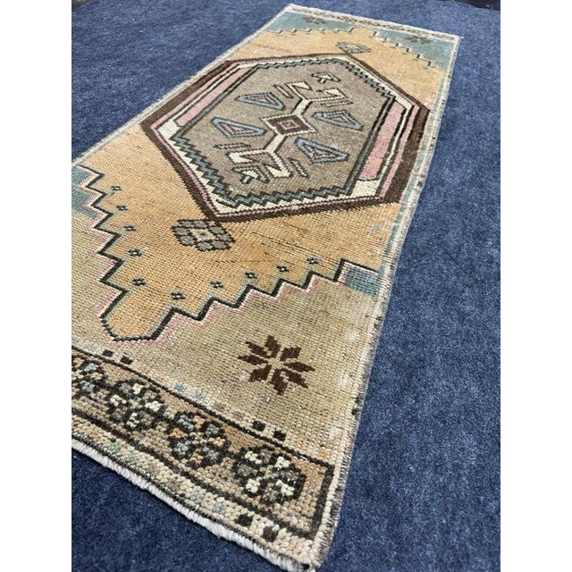 Early 21st Century Turkish Yastik Rug 1'8" x 4'3" For Sale - Image 5 of 5