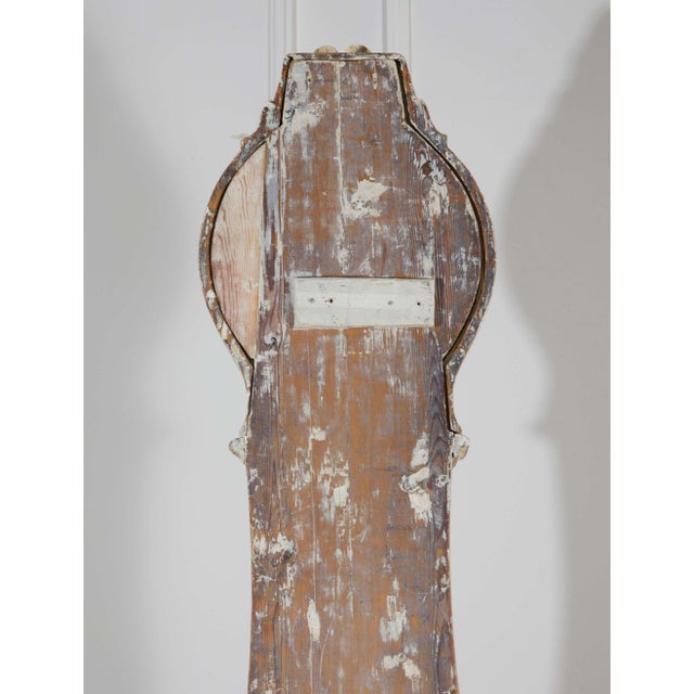 Early 19th Century Rare 1820s Swedish Mora Clock with Original Paint and Mechanism For Sale - Image 5 of 16