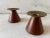 Mid 20th Century Pair of Modernist Vintage Teak and Brass Candle Holders For Sale - Image 5 of 8