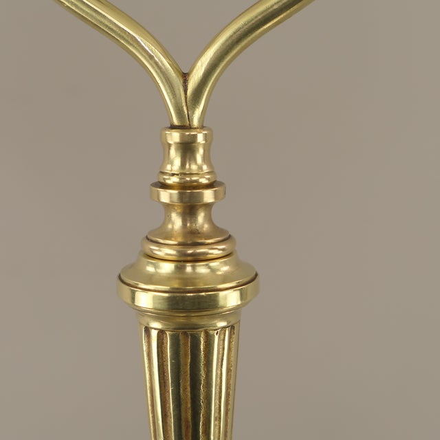 Art Nouveau Ladies Table Lamp in Brass, 1890s For Sale - Image 14 of 18