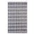 Blue Gray Plaid Hand-Knotted Bamboo Silk Rug 5x8 For Sale
