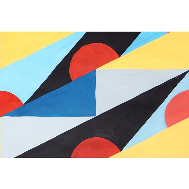 2024, Geometric Bauhaus Painting For Sale In Miami - Image 6 of 7