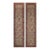 1880s Ivory Field Geometric Tribal Pair of n.w. Bakshaiesh Runner Carpets Rug For Sale