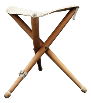Vintage Field Stool, 1960s