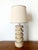 Stunning column-shaped stone lamp base, reminiscent of Albert Tormos's designs. Its timeless form will perfectly...