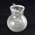 Mid Century Modern Threaded Art Glass Juice Pitcher 20thC Measures- 8.5"H x 9"W x 6.75"D