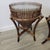 Wood Pair Mid-Century McGuire Style Rattan End Tables With Spiked Gallery Rims For Sale - Image 7 of 12