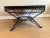 1950s Mid Century Morrocan Style Rod Iron Tray Table With Brass Tray Top. For Sale - Image 11 of 11