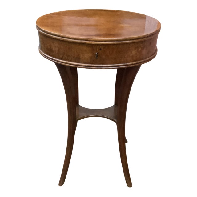 Biedermeier Side Table in Cherrywood, 1830s For Sale