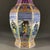 Mid 20th Century Exquisite Hexagonal Chinese Famille Rose Porcelain Vase With Figural Panels & Gilt For Sale In New York - Image 6 of 7