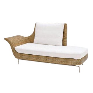Rattan Chaise Lounge For Sale
