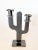 Late 20th Century Brutalist Iron Cactus Sculpture Candalabra, Signed For Sale - Image 4 of 6