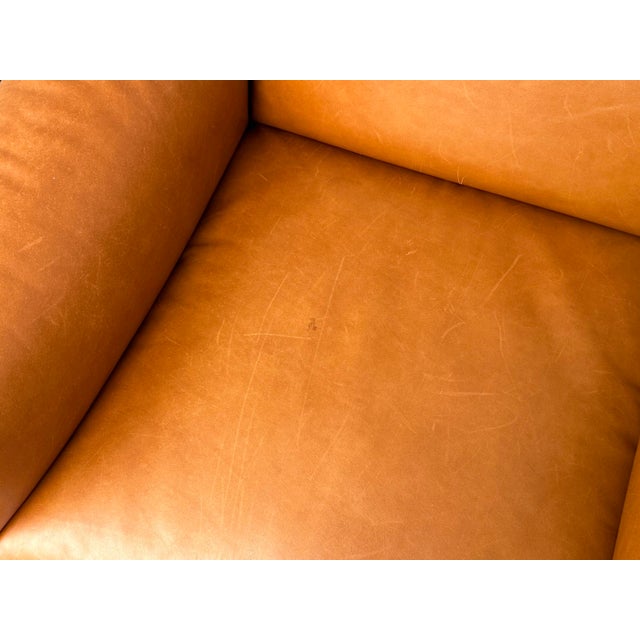 Bastiano Lounge Chair in Ash and Cognac Leather by Afra & Tobia Scarpa, Italy, 2000 For Sale - Image 11 of 12