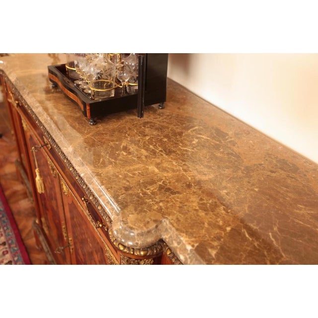 2000 - 2009 Neoclassical Italian Inlaid Chest of Drawers For Sale - Image 5 of 13
