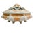 1980s Italian Porcelain Pink Hibiscus Covered Decorative Bowl For Sale - Image 4 of 9