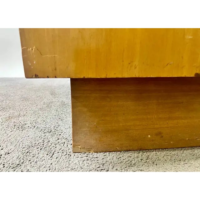 Mid-Century Modern R-Way Birdseye Maple Highboy Chest of 5 Drawers For Sale - Image 16 of 18