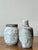Vintage Boho Original Crackle Finish Studio Pottery Vases - Set of 2 For Sale - Image 4 of 8