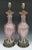 Italian 1950s Italian Pink Murano Glass Table Lamps - a Pair For Sale - Image 3 of 5