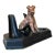 Ronson Metal Works Pipe Holder With Bronze Scottish Terrier, C. 1930's For Sale