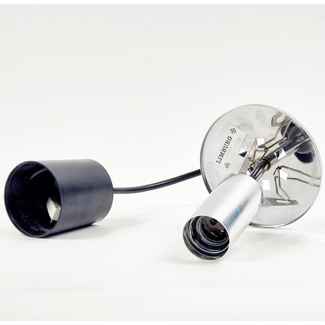 Glass Mid-Century Air-Bubbled Glass Globe Ceiling Light from Limburg, 1970s For Sale - Image 7 of 8