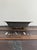 Vintage Metal Greek Key Ming Style Planter. Rectangular, metal, lightweight.