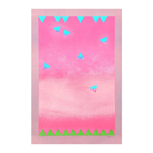 Oluf Gravesen "Out of the Sky" Lithograph For Sale