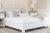 Honeycomb Bed King - White For Sale - Image 9 of 10