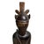 Wood Antique Old Senufo Hunter Figure Sculpture W/Mask For Sale - Image 7 of 9