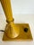 Vintage French Empire Bouillotte Mustard and Gold Tole Library Table Lamp For Sale - Image 4 of 11