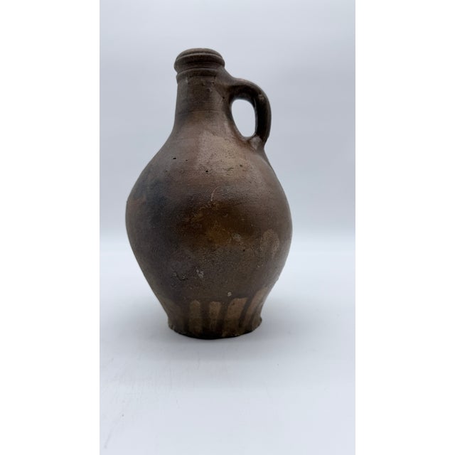 17th-Century German Bartmann (Bellarmine) Stoneware Jug — Excavated at the World Trade Center Site, New York City For Sale - Image 10 of 16