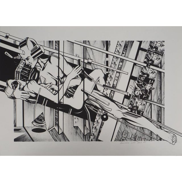 Francisco Melo, Les amants du futur (Nude), Lithograph For Sale - Image 8 of 8