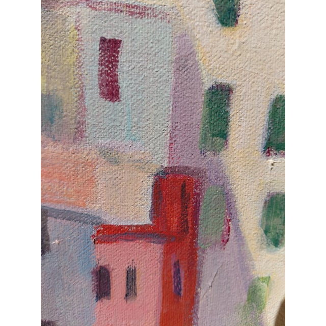 Ann Sayre Wiseman “Riomaggiore, Cinque Terre” Original Oil Painting, 2004 For Sale In Boston - Image 6 of 13