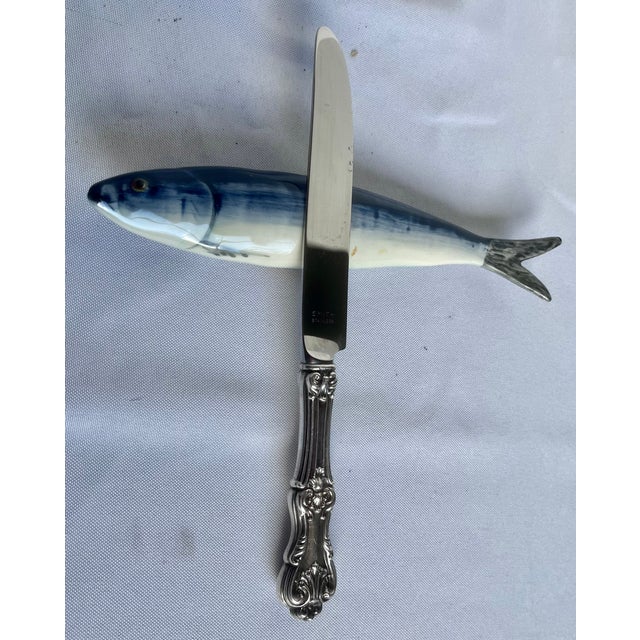 Vintage Jay Willfred for Andrea by Sadek Ceramic Sardine Knife Rests - Set of 4 For Sale - Image 12 of 12