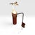 Salmon Skarabé Clamp Lamp from Ateljé Lyktan, Åhus, Sweden, 1970s For Sale - Image 14 of 16