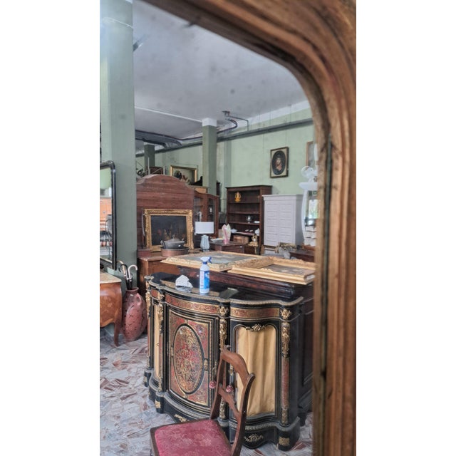 Antique Gilded Mirror, 1890s For Sale - Image 4 of 8
