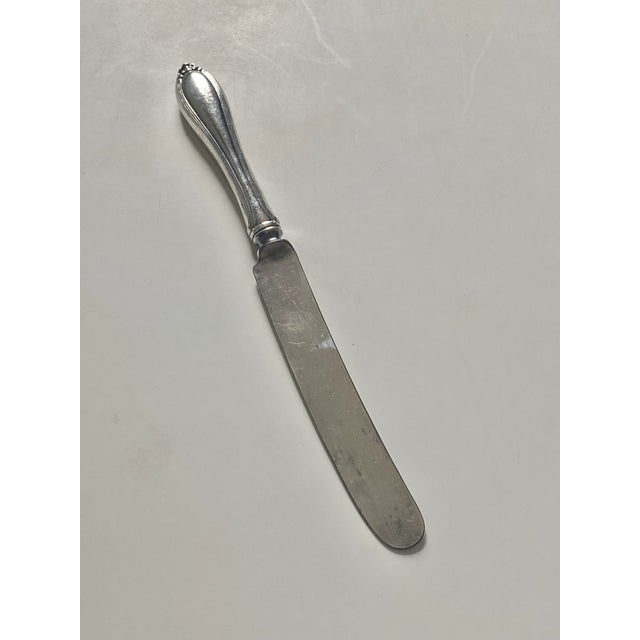 Alvin Corporation Sterling Silver Alvin Evangeline Pattern Knife For Sale - Image 4 of 13