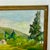 1950s 1950s Vintage Impressionist Americana Folk Art Original Oil Landscape Painting, Artist Signed. For Sale - Image 5 of 11