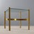 Vintage Coffee Table Brass Glass Top, Italy, 1970s For Sale - Image 9 of 10