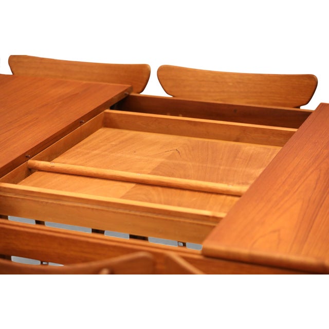 Danish Teak Dining Table with Butterfly Top, 1960s For Sale - Image 11 of 16