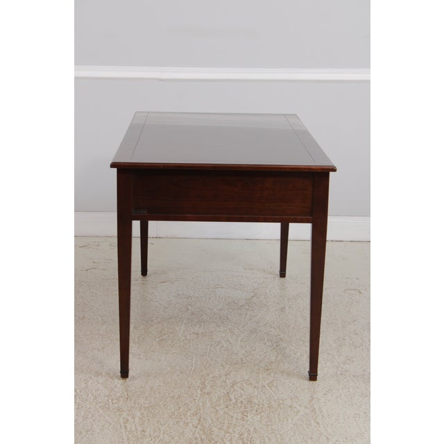 Grange Cherry 3 Drawer Country French Writing Desk For Sale - Image 13 of 16