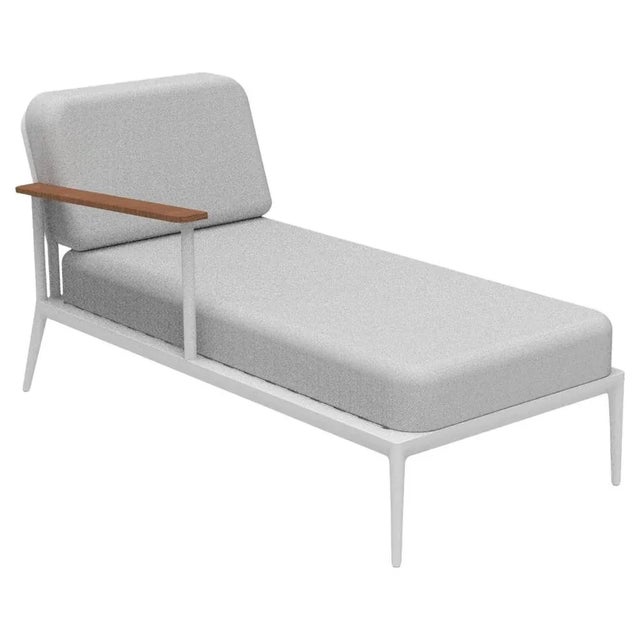 Nature White Right Chaise Lounge by Mowee For Sale - Image 6 of 6