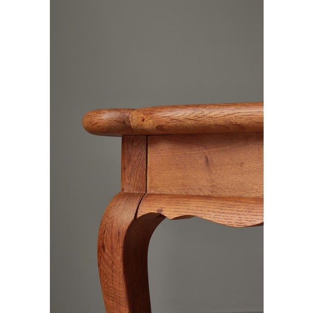 Vintage Danish Oak Coffee Table with Ceramic Tiles by Frits Henningsen, 1940s For Sale - Image 10 of 16