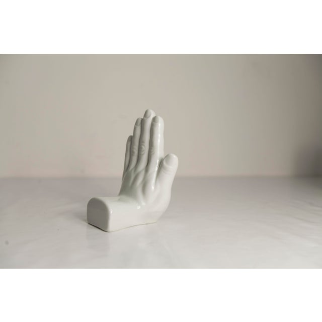 Left-Handed Ceramic Bookend or Decoration, 1980s For Sale - Image 4 of 11