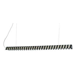 Alcm Horizontal Pendant Lamp in Verde Alpi & Carrara Marbles by Bufalini Design For Sale